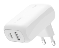 BELKIN BoostCharge 42W USB-C 3 0W USB-A 12W biała WCB009vfWH - 1235676 - zdjęcie 1